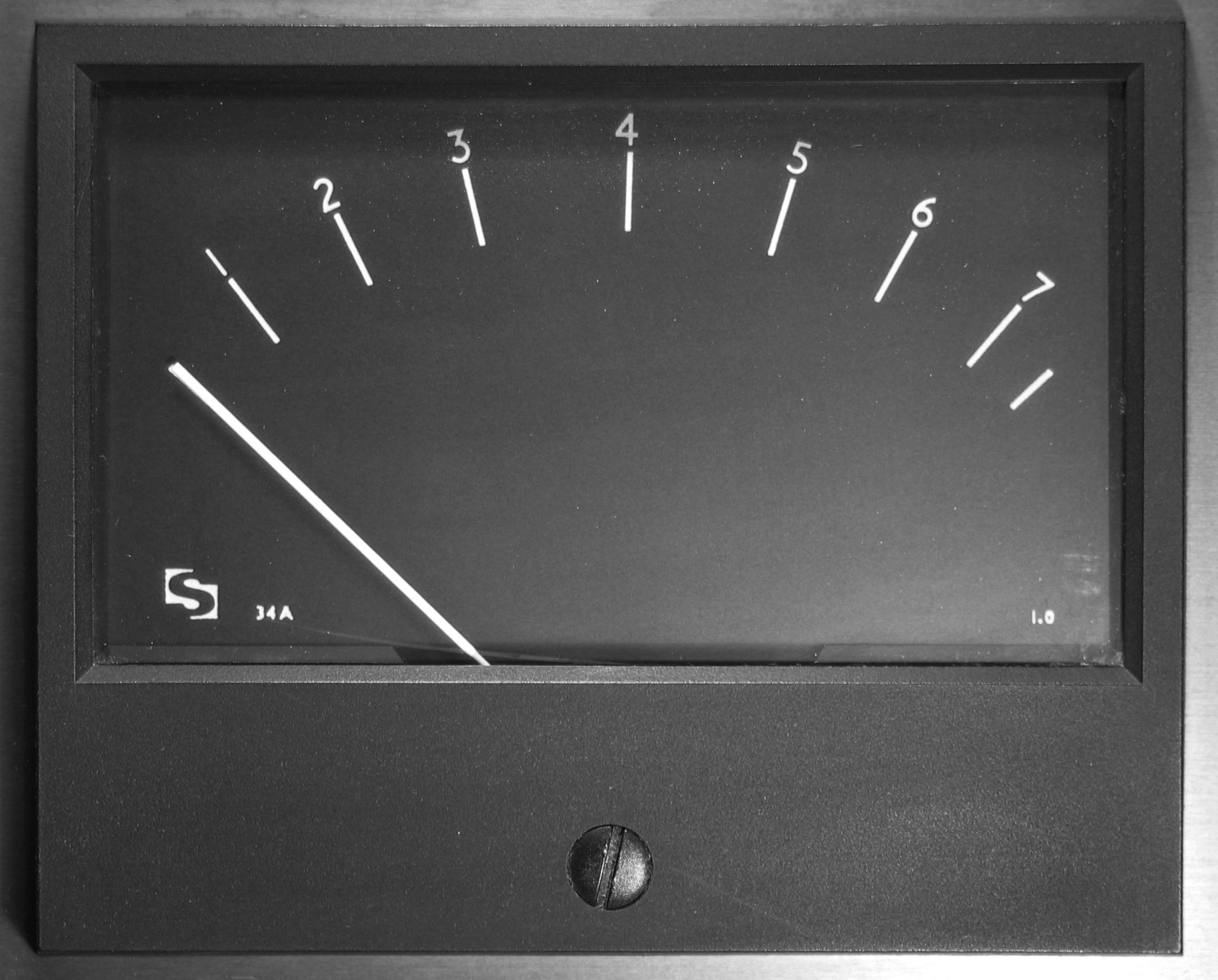 A Sifam PPM peak programme meter, the old method of measuring the loudness of TV commercials and programming.